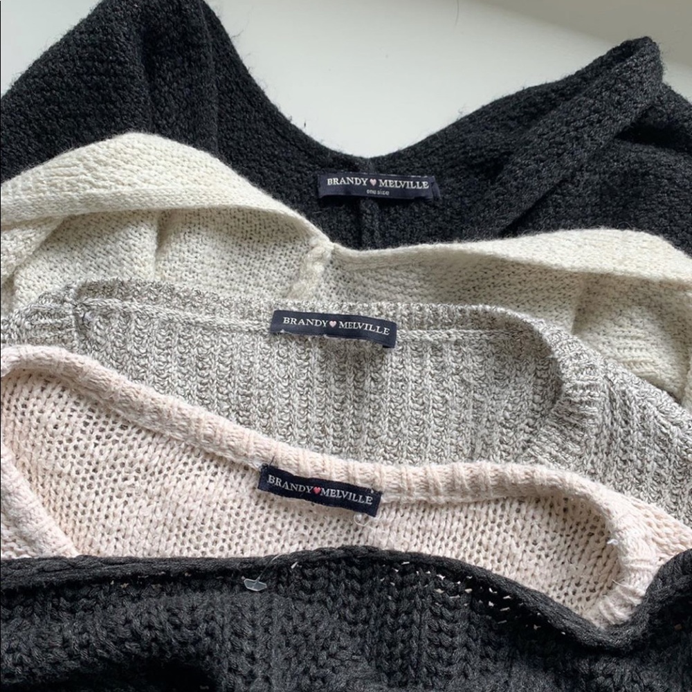 BRANDY MELVILLE SWEATERS